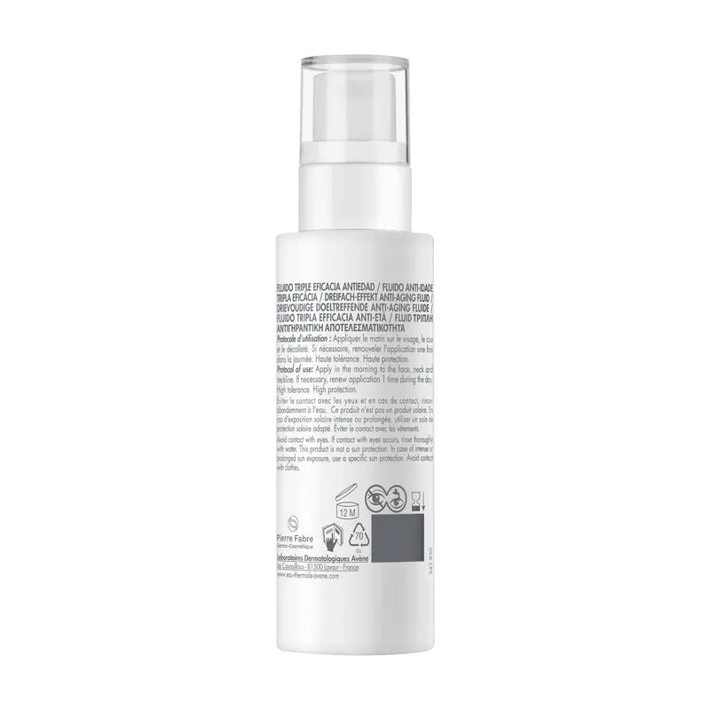 Avène Hyaluron Uv Anti-Ageing Triple Efficacy Fluid Spf50, 40 ml