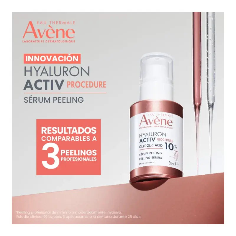 Avène Hyaluron Activ Procedure Peeling Serum with 10% Glycolic Acid 30ml