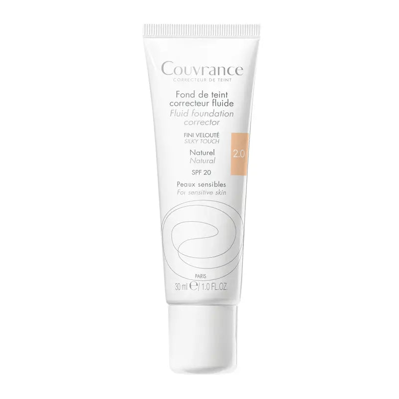Avene Couvrance Natural Make-up Fluid SPF 20 Oil Free 30 ml