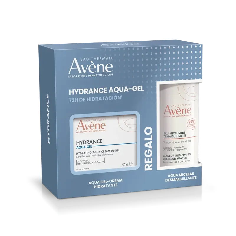 Avene Pack Hydrance Aqua Gel 50Ml + Micellar Water 100Ml Free gift