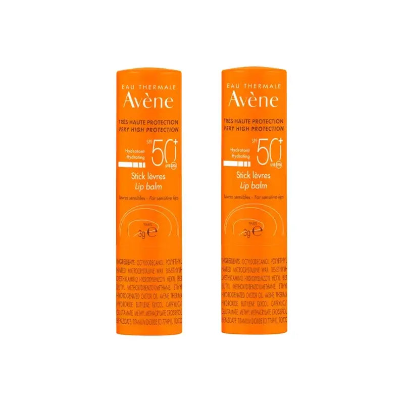 Avène Stick Lips Spf 50+, 2X3 Gr