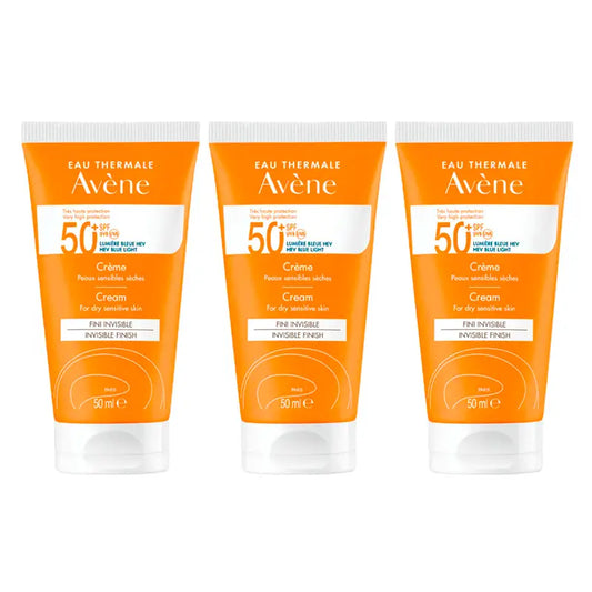 Avène Sun Cream Spf 50+, 3 x 50 ml