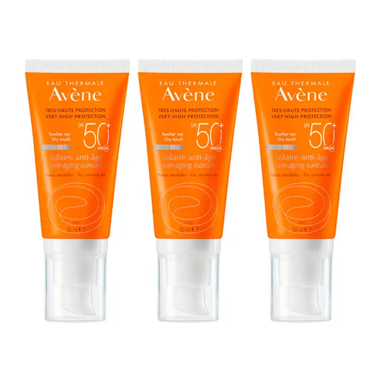 Avène Anti-Ageing Sun Cream Spf 50+, 3 x 50 ml