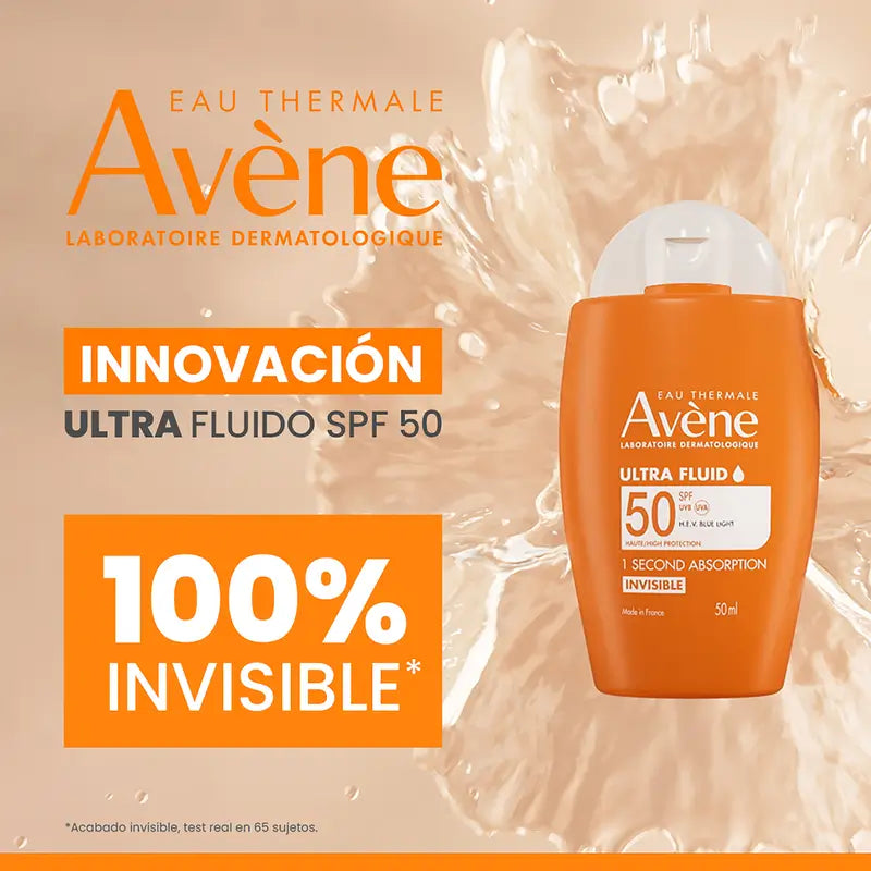Avène Ultra Invisible Fluid Spf50, 2X50 Ml