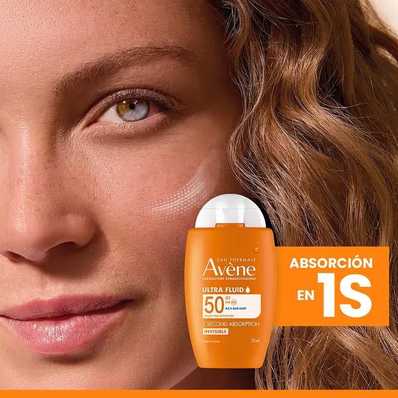 Avène Ultra Invisible Fluid Spf50, 2X50 Ml