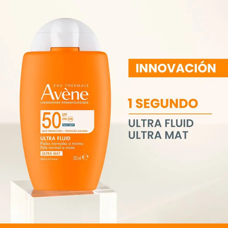 Avène Ultra Fluid Ultra Mat Spf50+, 50 ml