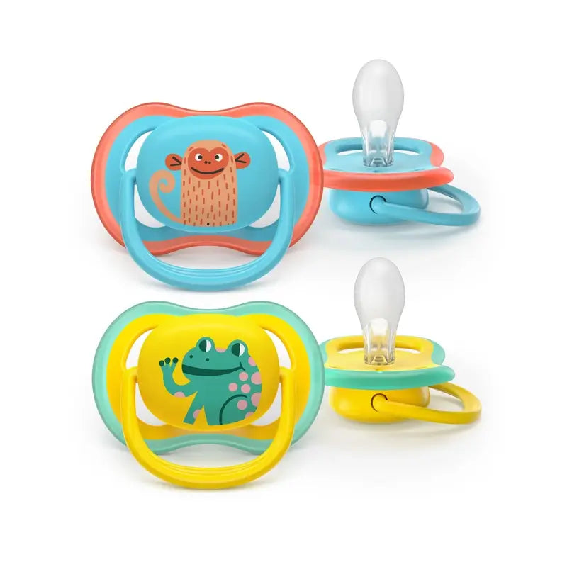 Avent 2 Ultra Air Pacifiers +18M Deco