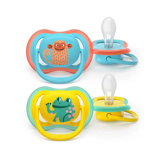 Avent 2 Ultra Air Pacifiers +18M Deco