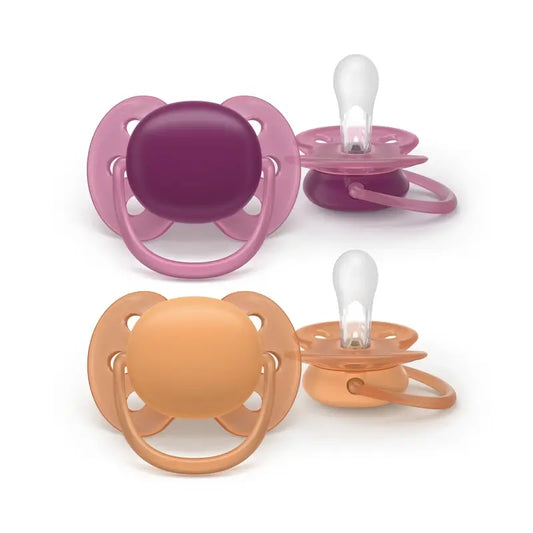 Avent 2 Ultra Soft Soothers +18M