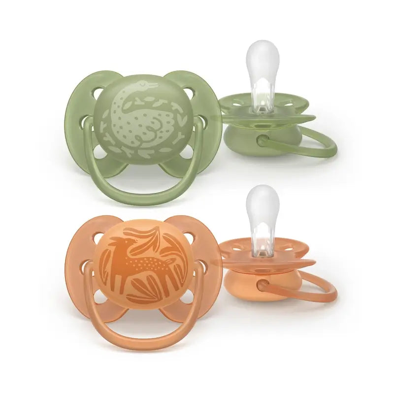 Avent 2 Ultra Soft Soothers +18M