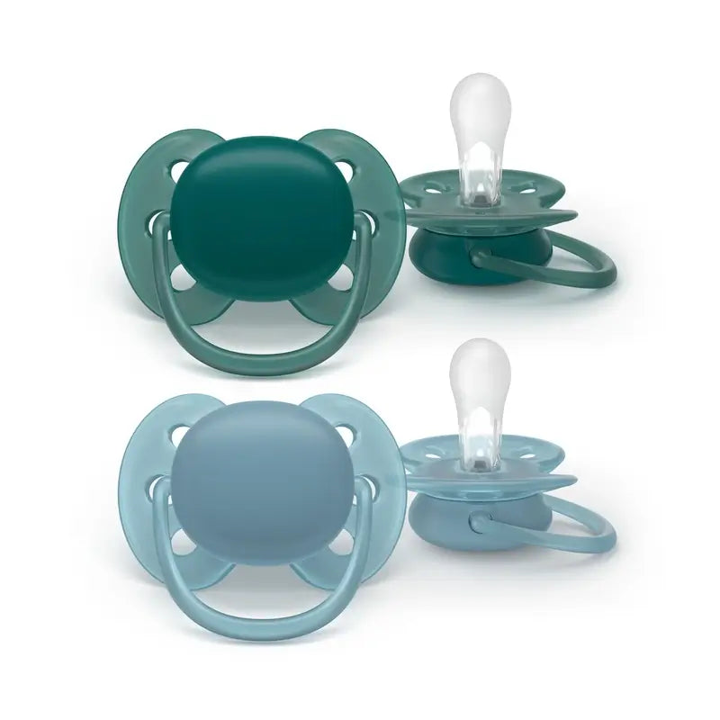 Avent 2 Ultra Soft Soothers +18M