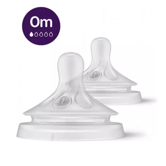 Avent 2 Teats Natural Response Teats T1 0Months Scy961/02