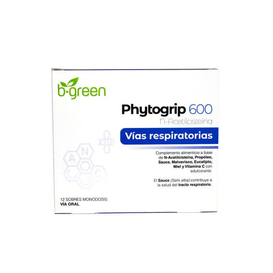 B-Green Phytogrip 600 Respiratory Tract 12 sachets