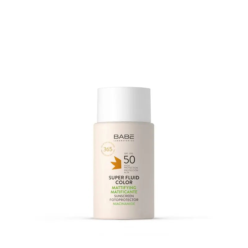 Babe Super Colour Mattifying Fluid Spf 50, 50 ml