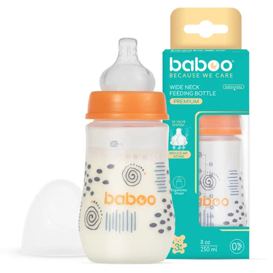 Baboo Anti-Colic Bottle 3+ Months Blue Haze, 250 ml