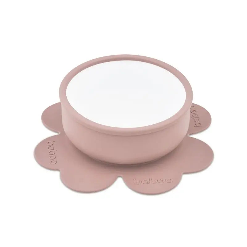 Baboo Suction Cup Silicone Bowl, 6+ Months Cocoa