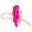 Baboo Symmetrical Silicone Soother, Glow In The Dark, 6+ Months Pink