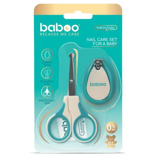 Baboo Manicure Set: Scissors & Nail Clippers 0+ Months