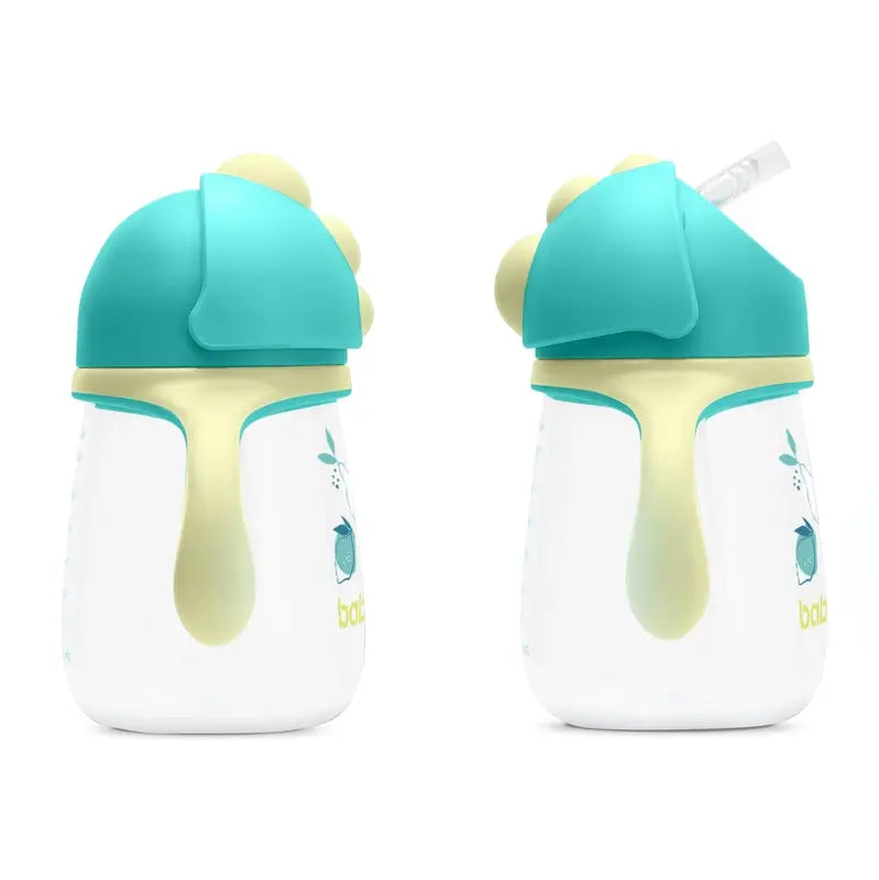 Baboo Lagoon Fiesta Silicone Learning Cup With Straw 9+ Months, 260 ml