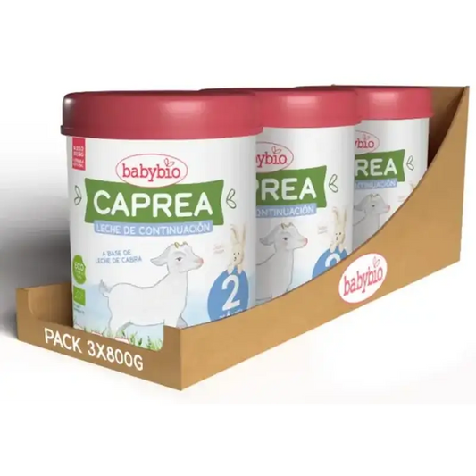 Babybio Caprea 2 Goat Milk 6-12 Months, Pack 3 x 800 g