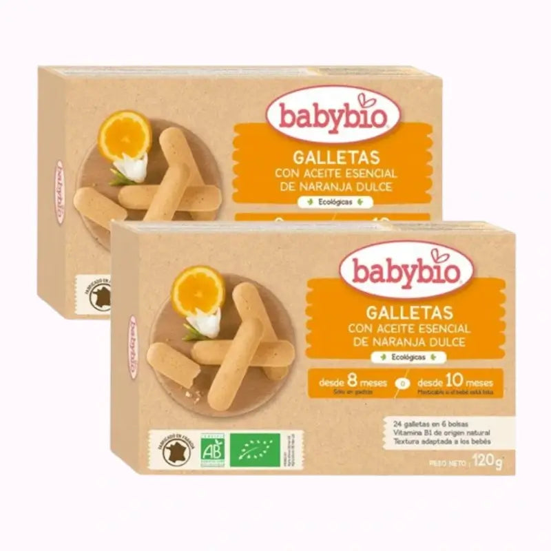 Babybio Teething Biscuits, Pack 2 x 120g