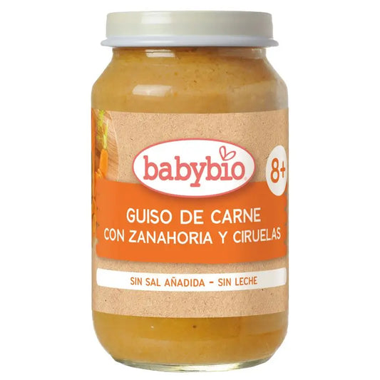 Babybio Beef Stew with Carrots and Plums, 200 g