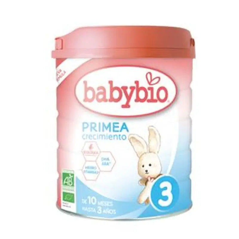 Babybio Leche Primea 3 Cow's Milk Growth 12-3Years 800G Bio