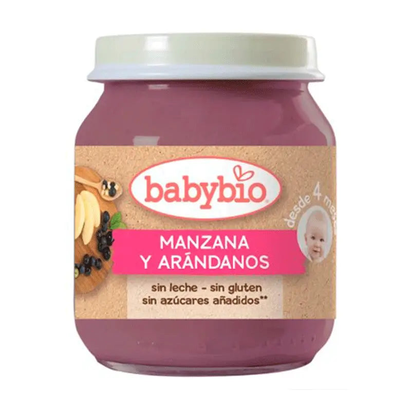 Babybio Apple Blueberry, 130g