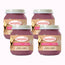 Babybio Apple Plum, Pack 4 x Plum, 130g