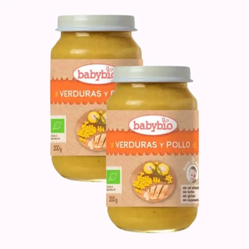 Babybio Menu Tradition Chicken, Pack 2 x 200 grams