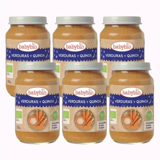Babybio Traditional Quinoa Menu, Pack 6 x 200 grams