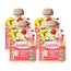 Babybio Pouch Apple Strawberry Vanilla, Pack 4 x 90 grams