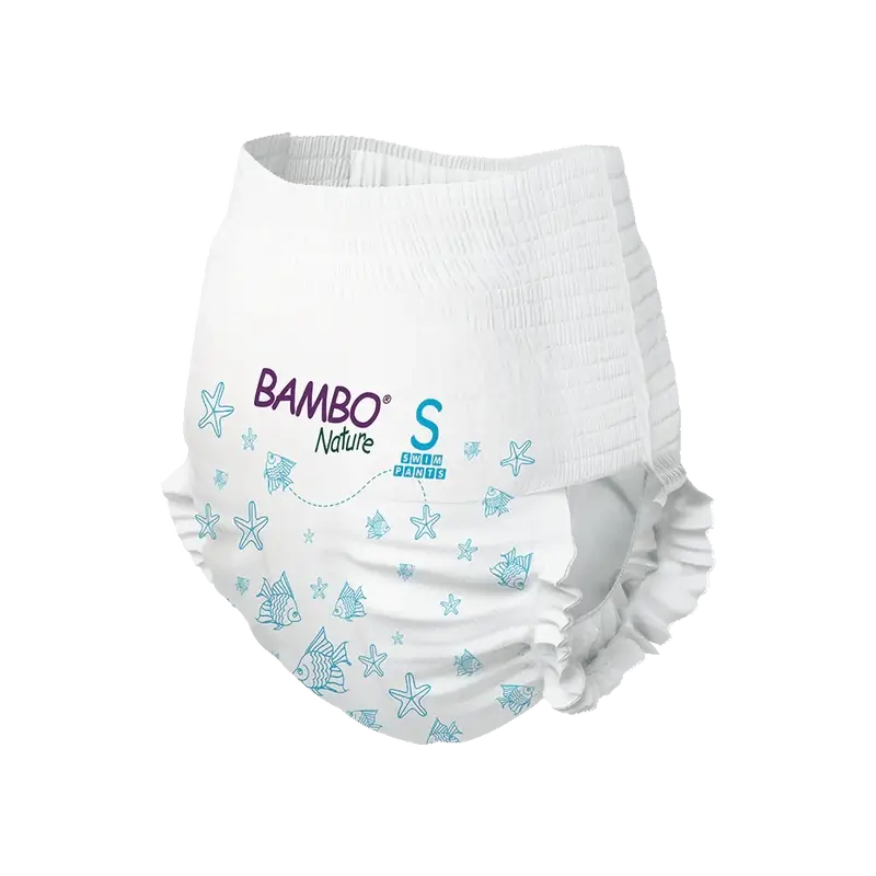 Bambo Nature Water Nappies Size S (7-12Kg), 12 Units