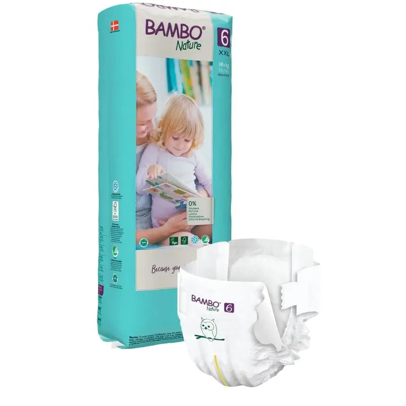 Bambo Nature Nappies Size 6 (16+ Kg), 40 pcs.