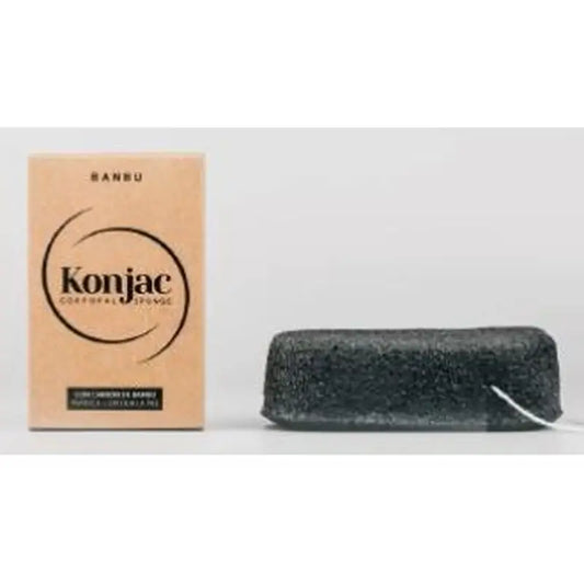 Banbu Konjac Exfoliating Body Sponge Black, 5 Gr