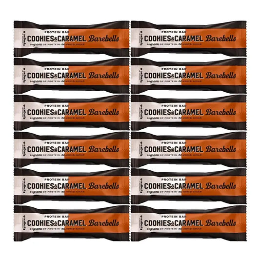 Barebells Bars Cookies & Caramel , pack 12 x 55 grams