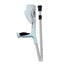 Folding English walking stick, soft-grip, grey (pair)
