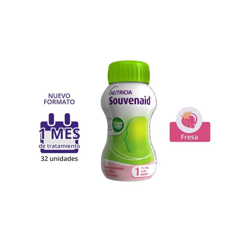 Nutricia Souvenaid Smoothies Strawberry Flavour, 16 units x 125 ml