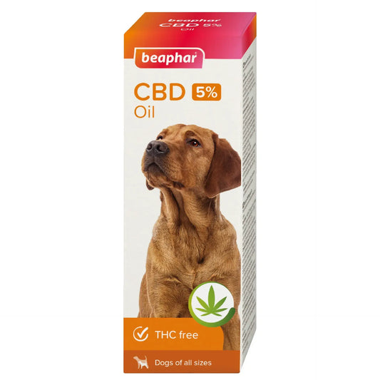 Beaphar 5% CBD Oil for Dogs, 10 ml