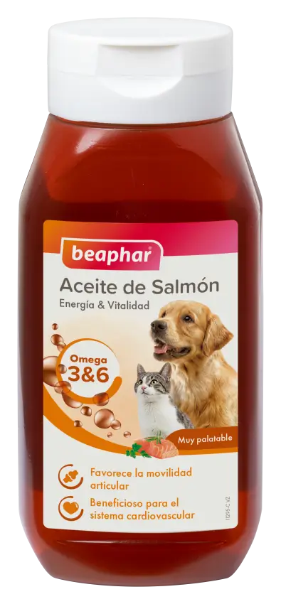 Beaphar Salmon Oil for Dogs and Cats 425 ml, wet dog food