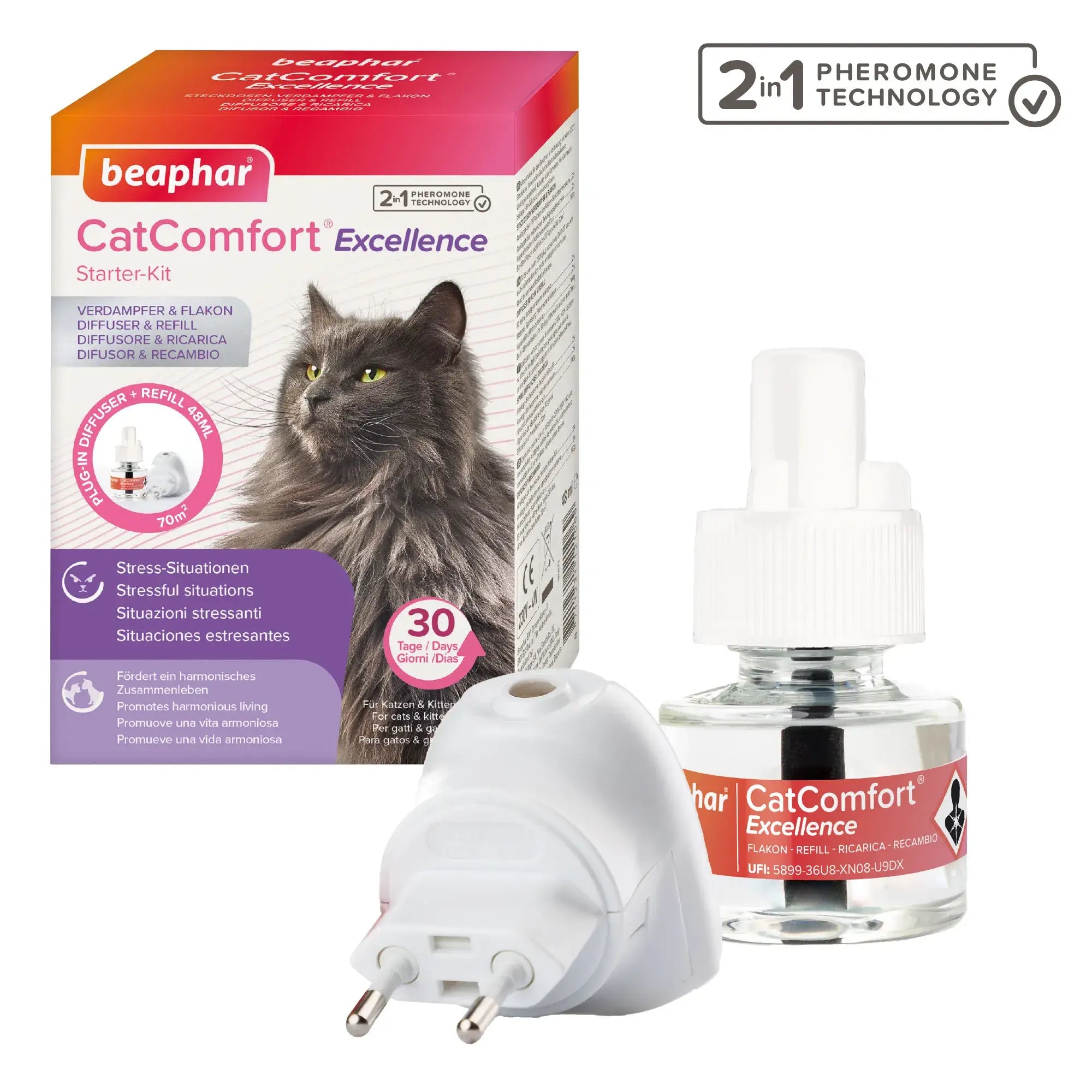 Beaphar Cat Comfort Cat Diffuser and Refill 48 ml