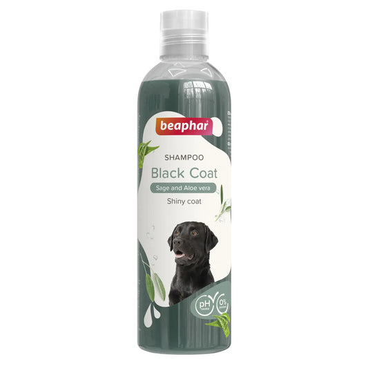 Beaphar Black Hair Shampoo for Dogs, 250 ml