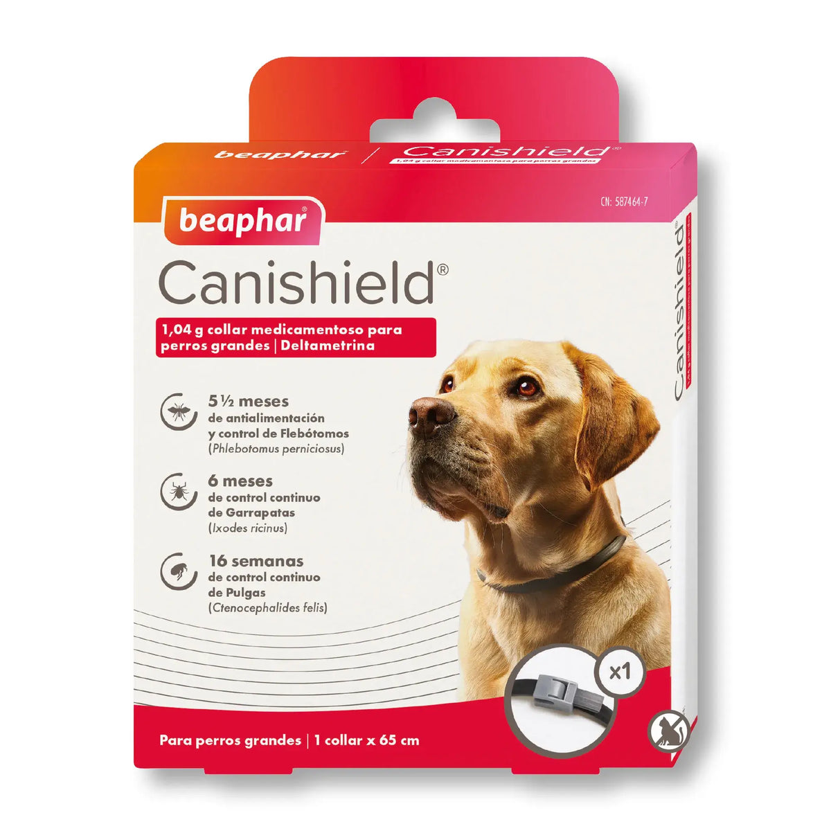 Beaphar Canishield Dog Collar, 65 cm 1 pc.
