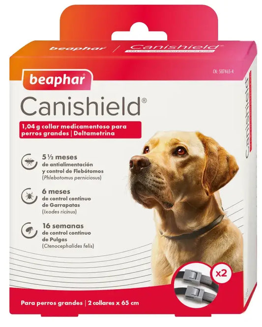 Beaphar Canishield Dog Collar, 65 cm 2 Units