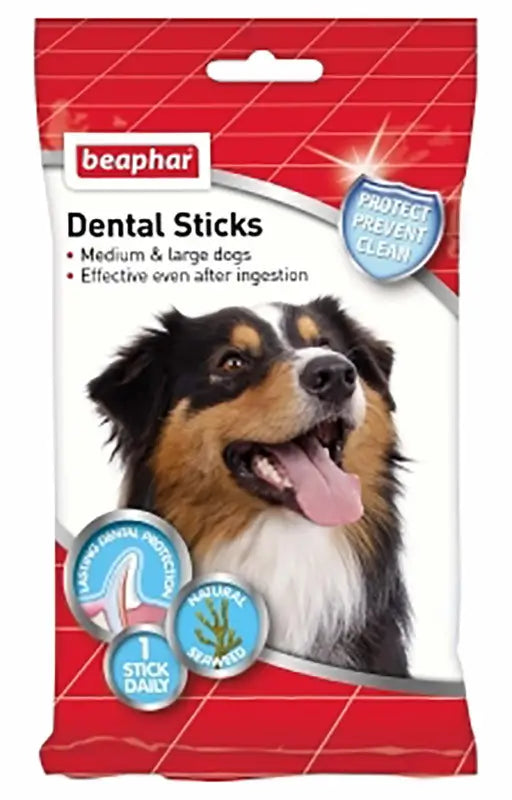 Beaphar Dental Sticks Medium Large Dog 1X182 gr, dog snacks