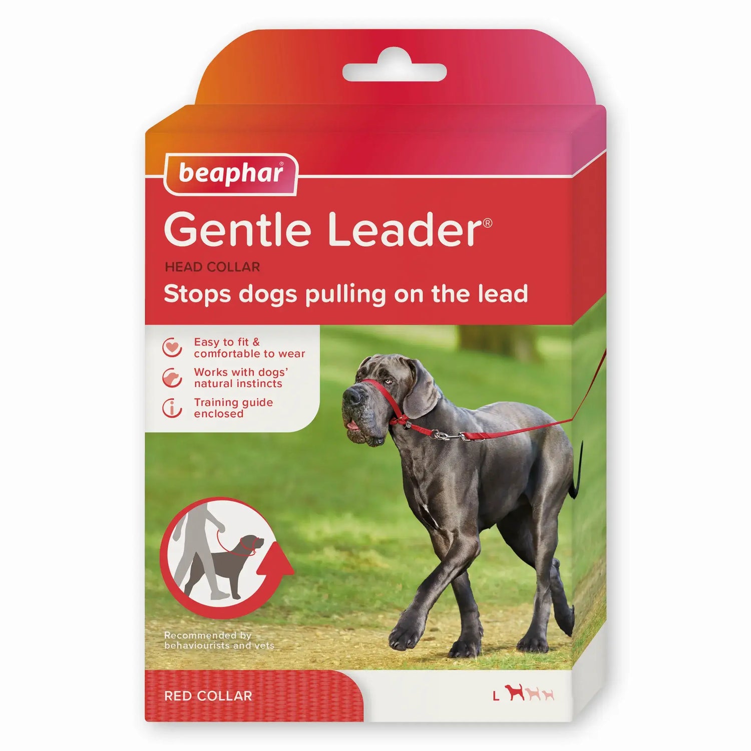 Beaphar Gentle Leader Size L Red, 1 piece