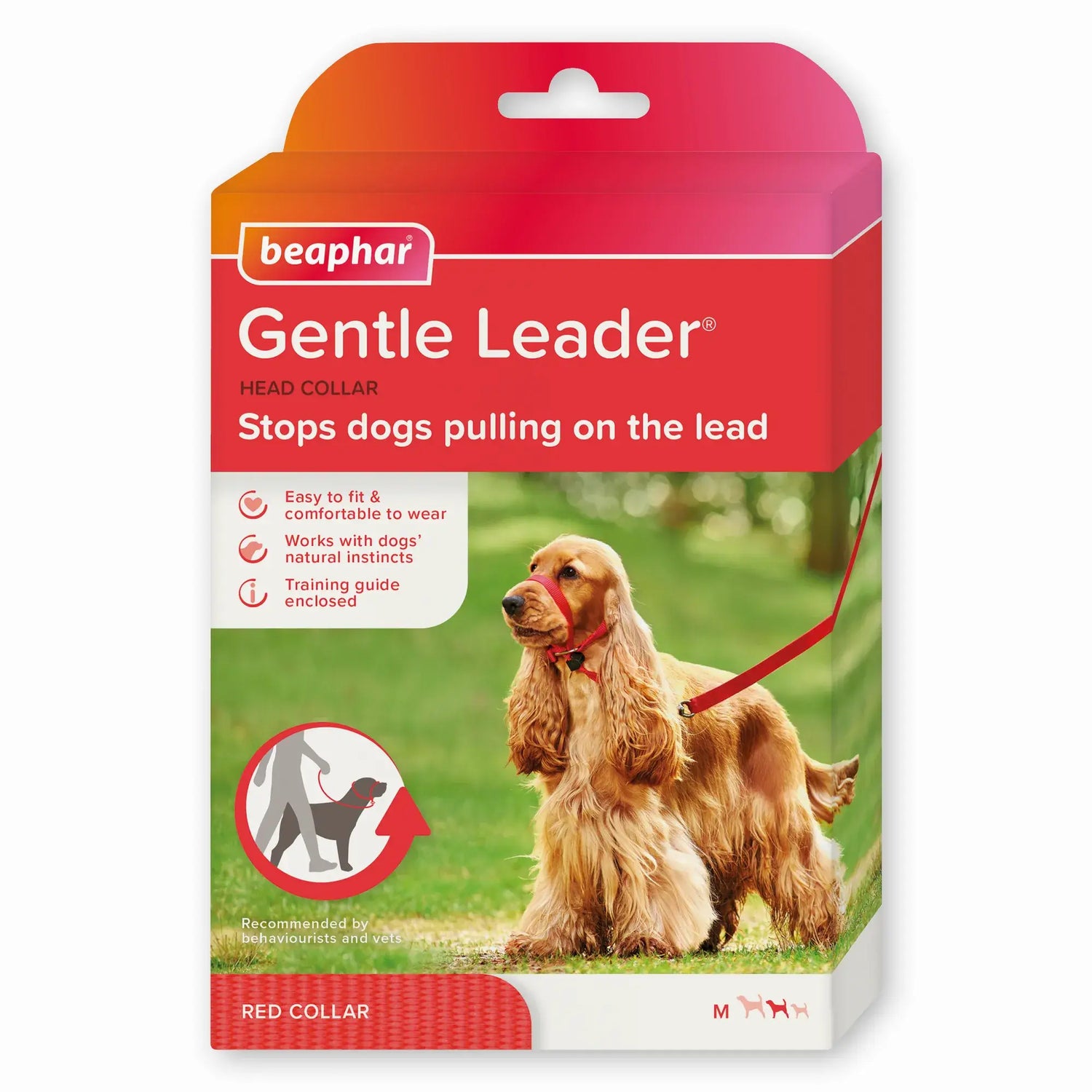 Beaphar Gentle Leader Size M Red, 1 piece