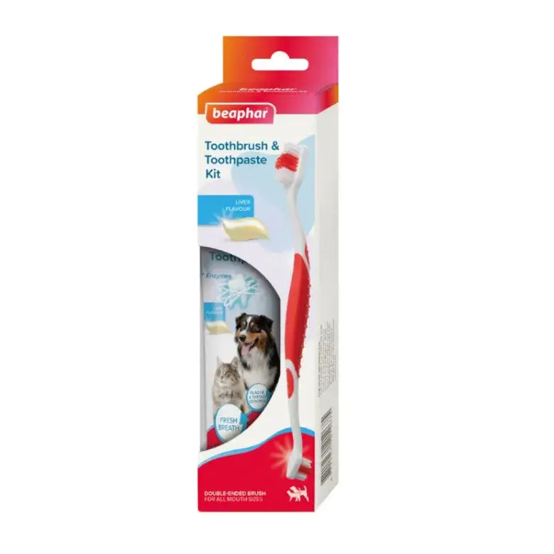 Beaphar Pet Toothpaste+Toothbrush Dental Pack
