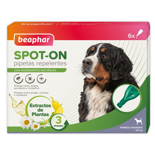Beaphar Repulsive Antiparasitic Pipettes Large Dog, 6x2 ml