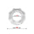 Beast Rings Super Flexible Polygonal Penis Ring 2.2 Cm Transparent